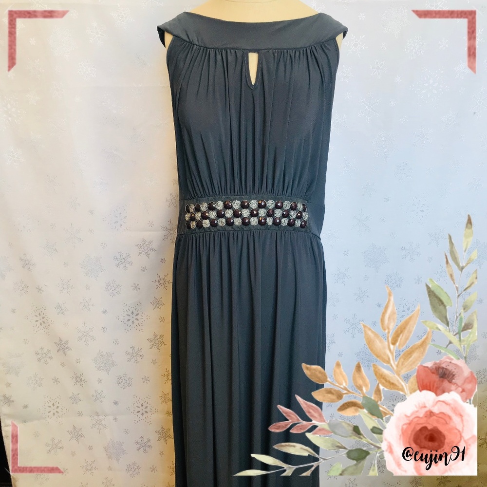 Nic & Dom Maxi Embellished Dress 2X